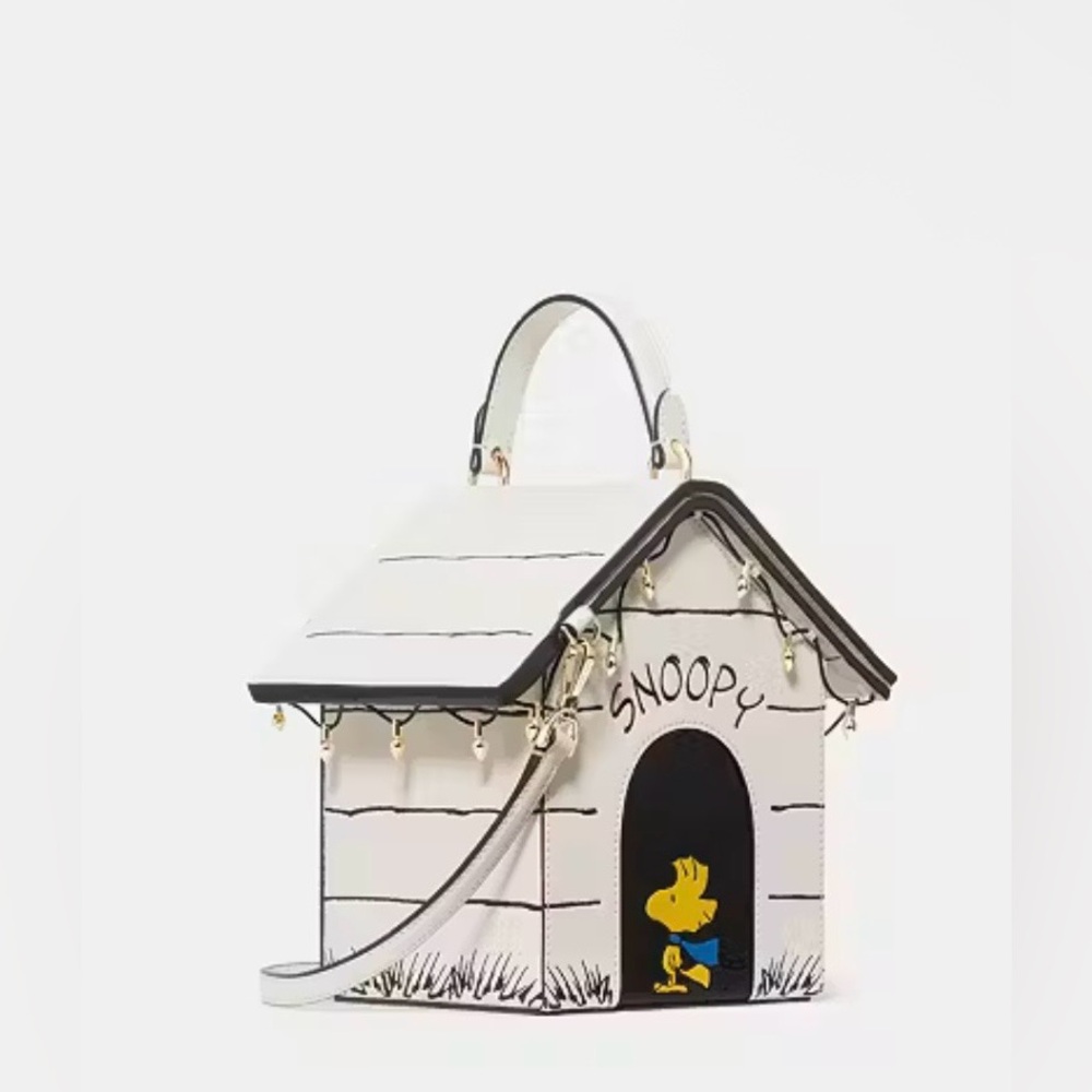 Kate Spade Peanuts X KSNY Snoopy 3D Dog House Crossbody